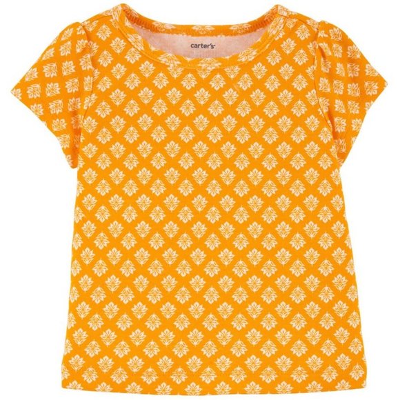 Carters Baby Girls 2 Pc T-shirt & Chambray Bubble Suit Romper Set Size 12 mo NWT - Picture 3 of 3